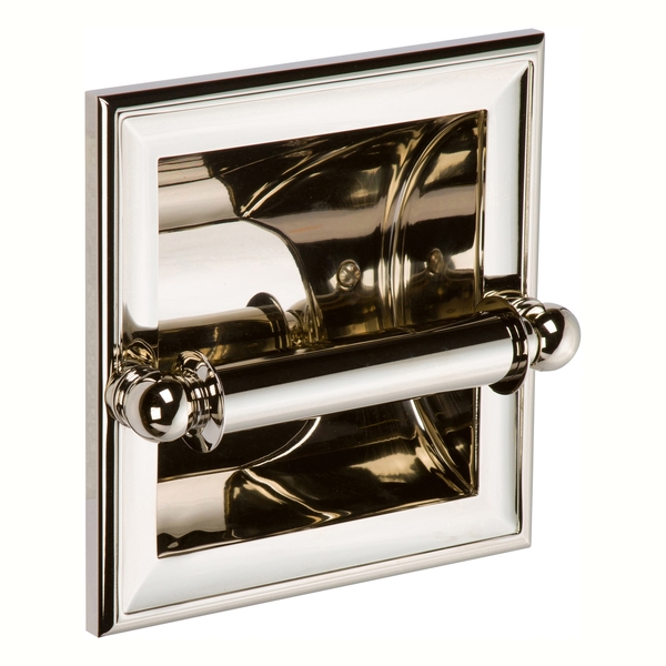 Ginger Recessed Toilet Tissue Holder in Polished Nickel 4528/PN